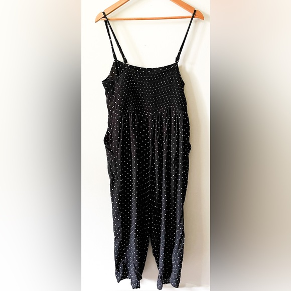 ‼️SOLD‼️ Old Navy Black And White Cami Romper Size Large - Picture 2 of 6